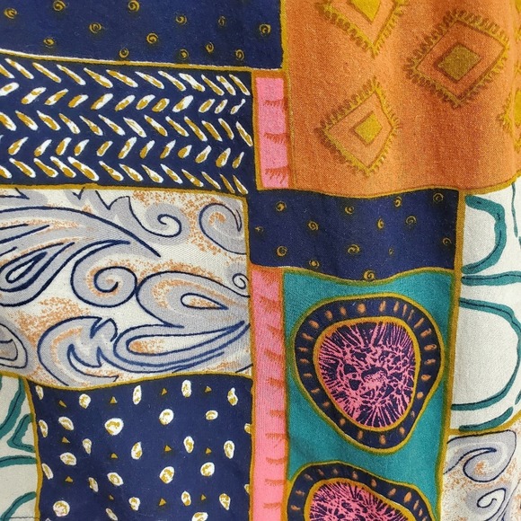 Vintage Boho Turn Around drawstring skirt - Picture 5 of 6